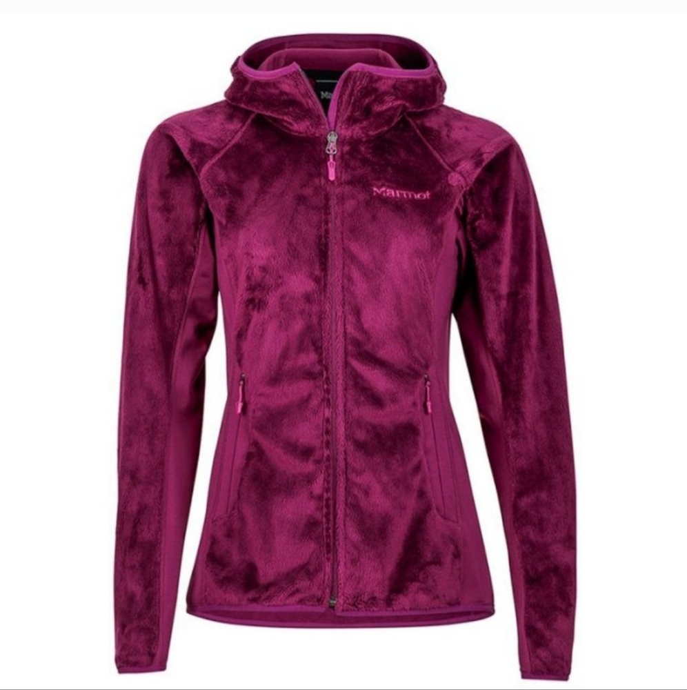 🩷🤍❤️ Marmot Women's Plush Teddy Jacket - Deep Purple Size Medium